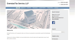 Desktop Screenshot of evenstadtax.com