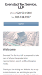 Mobile Screenshot of evenstadtax.com